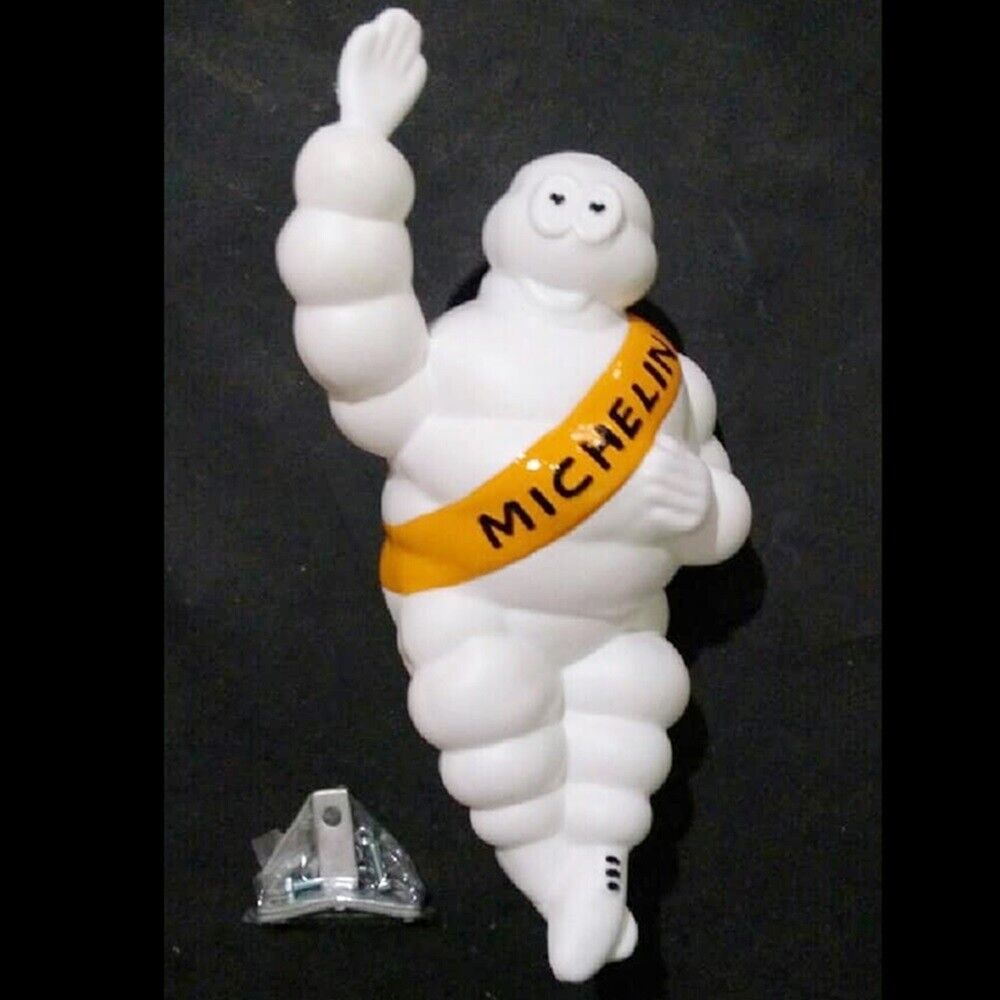 10X14" MICHELIN MAN DOLL BIBENDUM HOME GARAGE BUS BOAT CAR TRUCK WELCOME "HI"