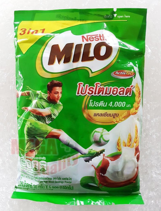 Nestle Milo 3 in 1 Original Instant Chocolate Malt Mixed Beverage Powder 5 stick