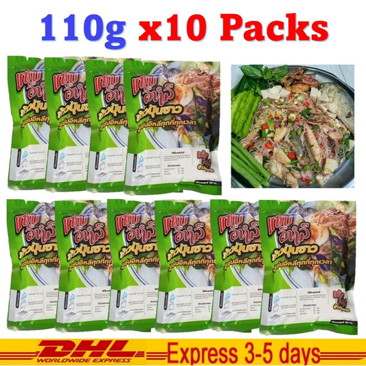 10x Instant Rice Noodle Thai Fermented Fish Seasoning Ready to Eat Sauce Pickle