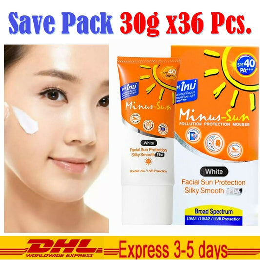 36x Minus Sun Facial SPF40 PA+++ UVA/UVB Protection Oil Control Wholesale