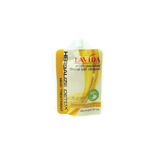 Lavida Herbalize Detox Hair Treatment 60 ml 3 types of Thai herbal extracts