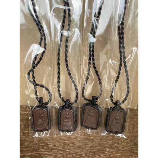 Phra Somdej Mix Leklai Nampee Pendant Handmade Necklace Thai Buddha Amulet
