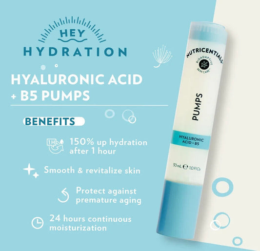 Nu Skin Nuskin Nutricentials Hyaluronic Acid + B5 Pumps 30ml #ibe