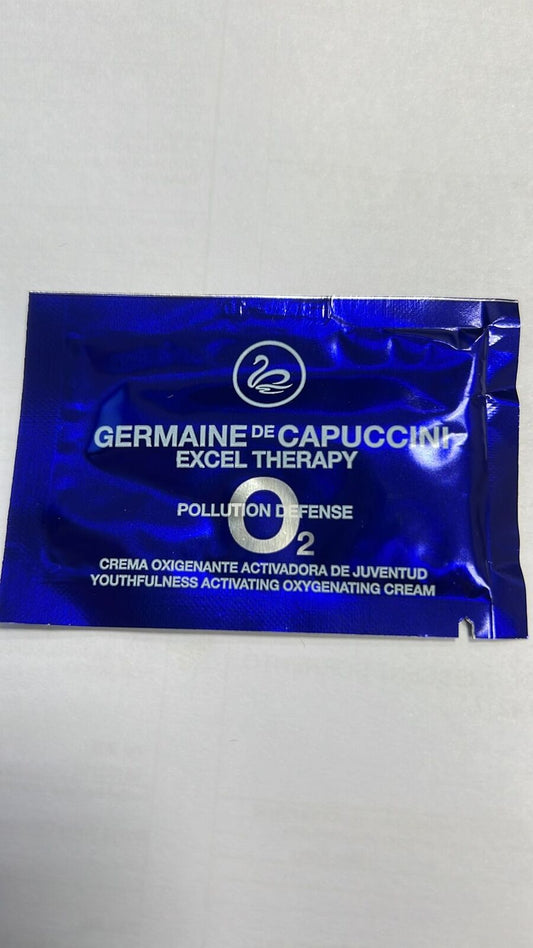 2pc Germaine de Capuccini O2 Pollution Defense Oxygenating Cream 3ml Sample#ibea