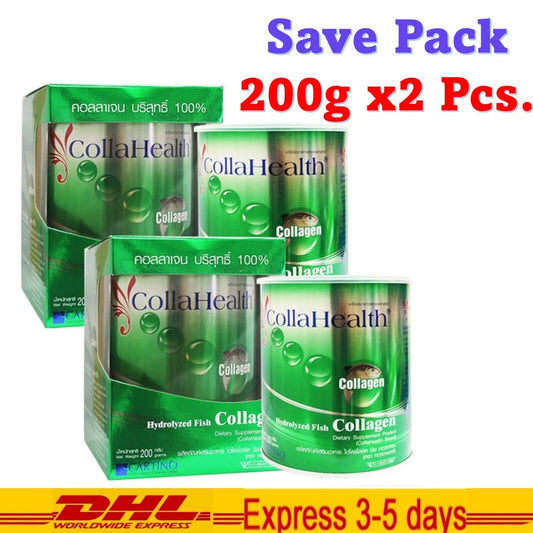 2x Collahealth Collagen Pure Collagen Hydrolyzed Fish Collagen Drink 200g