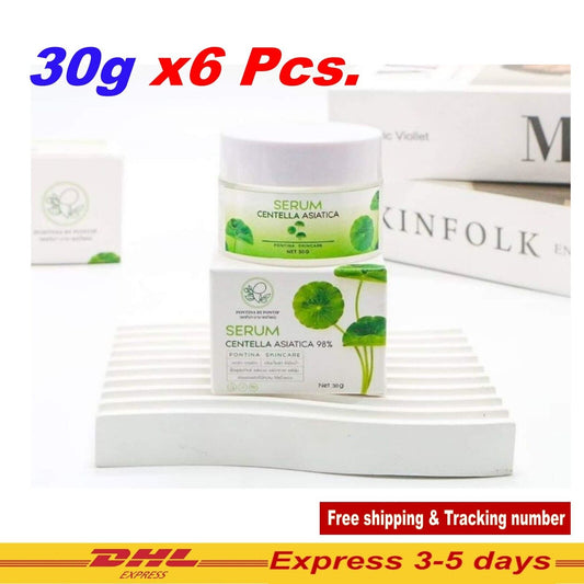 6x30g Porntina Centella Asiatica Serum Moisturized Soothe Skin By Irritation