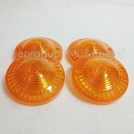 4x Signal Lamp Flasher Lens For Yamaha DT100 DT125 DT175 DT250 DT360 DT400