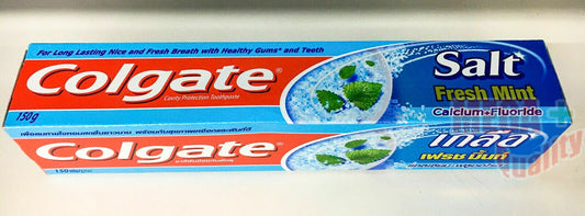 Colgate Toothpaste Salt Fresh Mint net weight 150 g Cavity Protection
