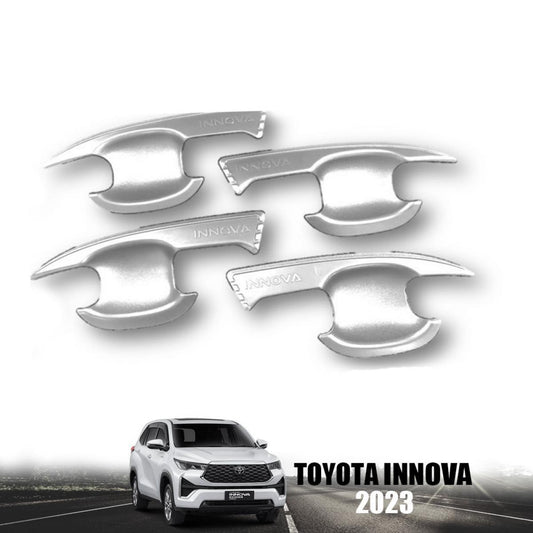Doors Handle Bowl Insert Cover Chrome Fit Toyota Innova Zenix AG10 MPV 2023-2024