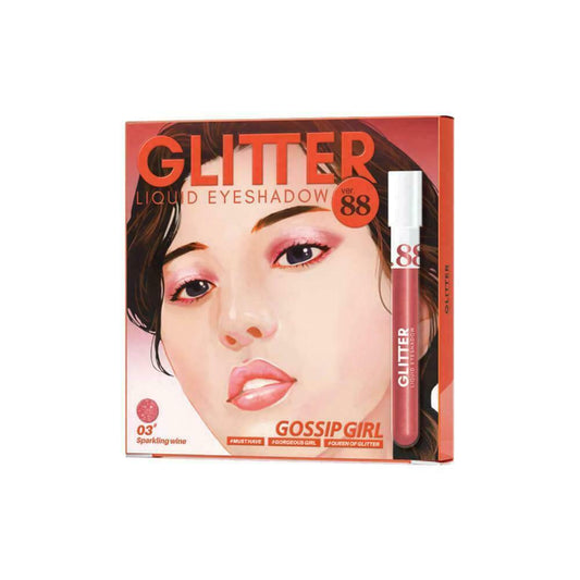 Ver.88 Glitter Liquid Eyeshadow Gossip Girl #03 Sparkling Wine 4.5 g or 0.16 oz