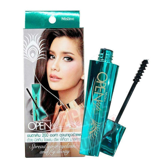 Mistine Open Up Peacock Mascara spread your eyelashes and fly away 7g