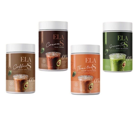 ELA S Instant Drink Coffee Cocoa Thai Tea Green Tea 0% Sugar Low calories Slim