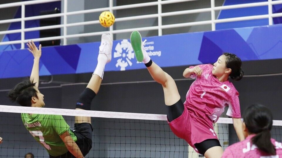 Sepaktakraw Sepak Takraw kick volleyball ball Sport Asian Games Outdoor Indoor