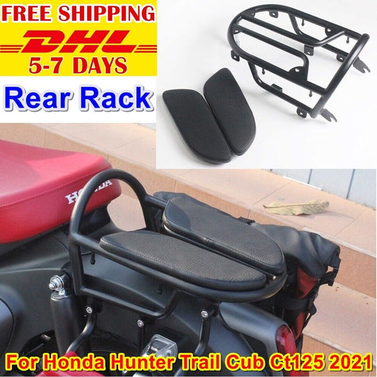Rear Rack Seat For Honda Hunter Trail Cub Ct125 2021 125 Rack New Soft Black