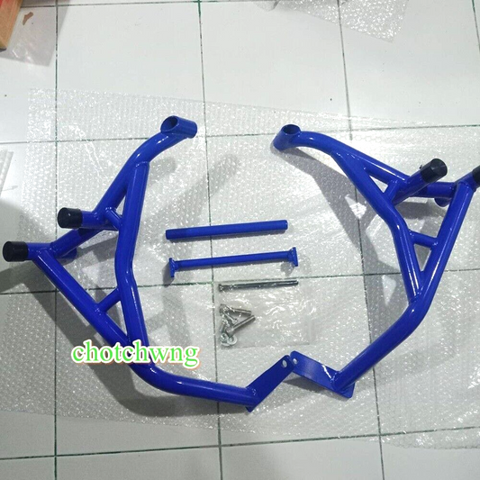 Yamaha MT07 / FZ07 Crash cage Bar Blue Motorcycle Motors Pro Subcage Stunt Part