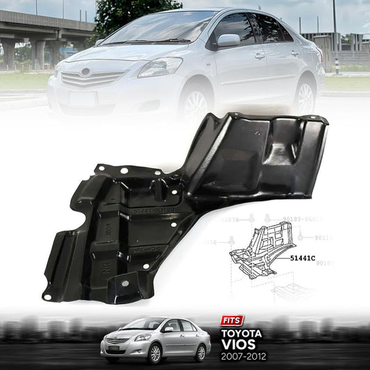 RH Plastic Under Engine Cover Splash Guard For Toyota Vios NCP93 2007-2012 Sedan