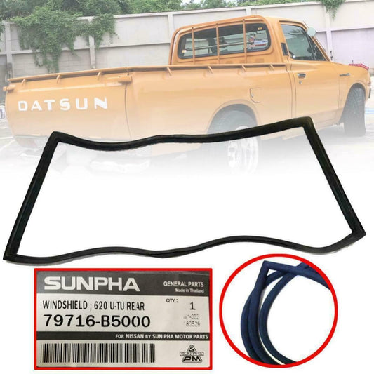 Rear Windshield Weatherstrip Rubber Seal For Datsun 620 Pickup Truck 1972-1979