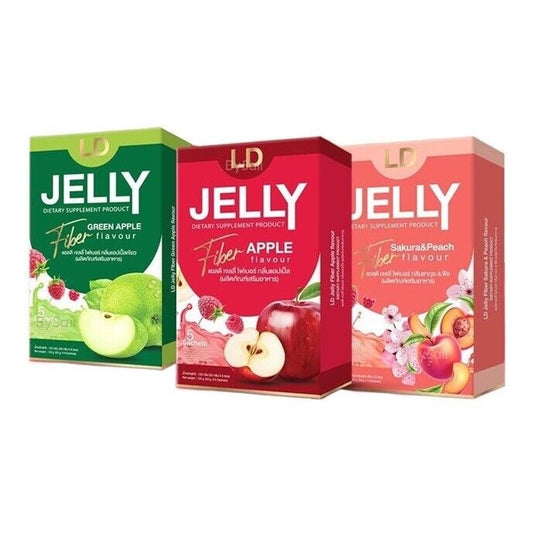 LD Jelly Fiber 3 Flavor High Fiber High Vitamin C delicious flat belly healthy