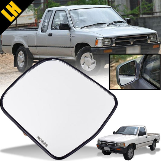Side Wing Mirror Glass Lens LH For Toyota Hilux Pickup LN85 LN90 RN106 1989-97
