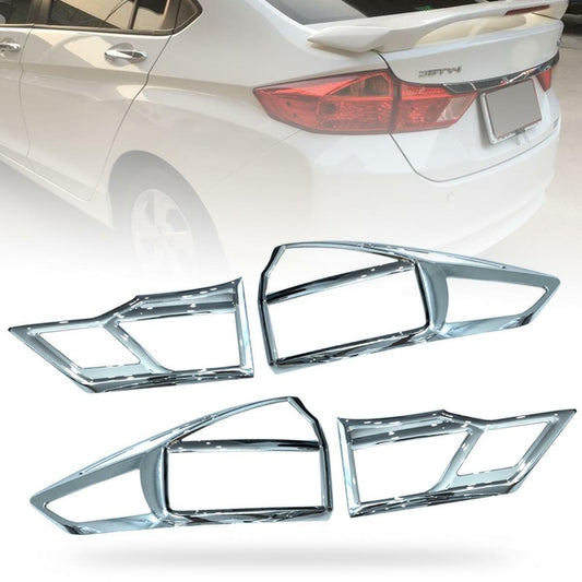 Cover Tail Lamp Rear Light Chrome For Honda City 2014-2019 GM65 Sedan