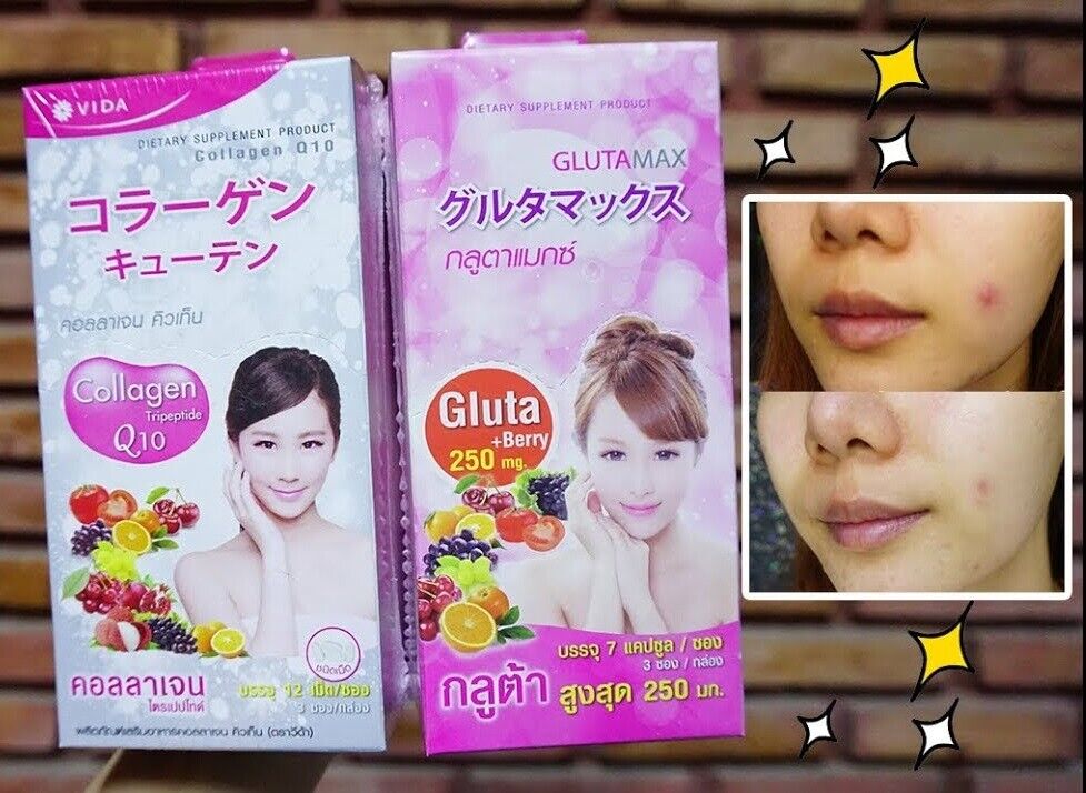 2x 52 tabs Vida Collagen Tripeptide Q10 Supplement Natural Extract Vitamin C