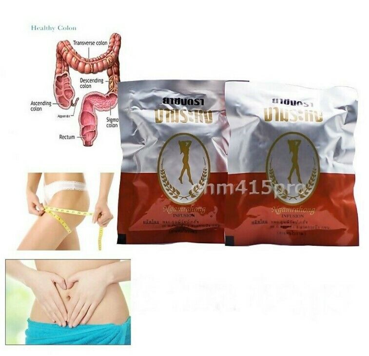 10x Thai Herbal Tea Ngamrahong Senna Laxative Slimming Weight Control