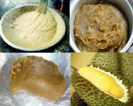 100g Monthong Durian Paste Thai King Fruit Premium Delicious Snack Food x 10