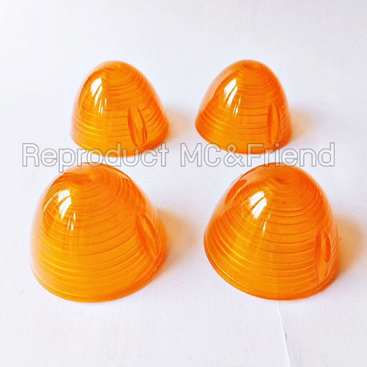 Set 4 pcs : Honda S90 CL90 CT90 CL70 CB100 CB125S CT125 SS125A Turn Signal Lens