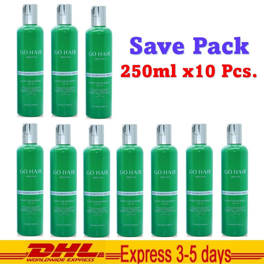 10x Go Hair Silky Seaweed Nutrients Damaged Milk Treatment Hair Leave 250ml