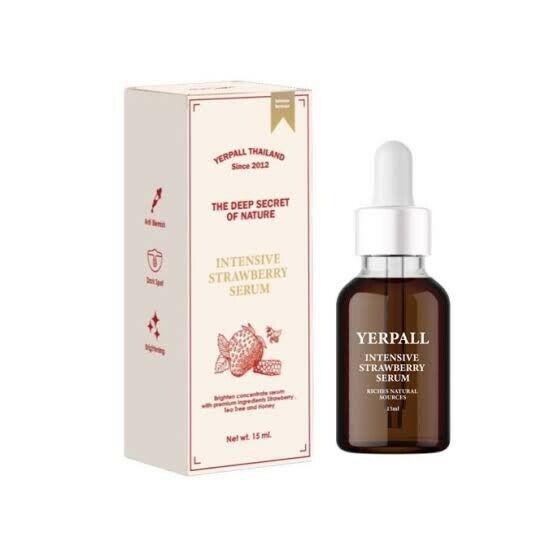 Yerpall Strawberry Serum Intensive Reduce Acne Scar Dark Spots Whitening 15ml