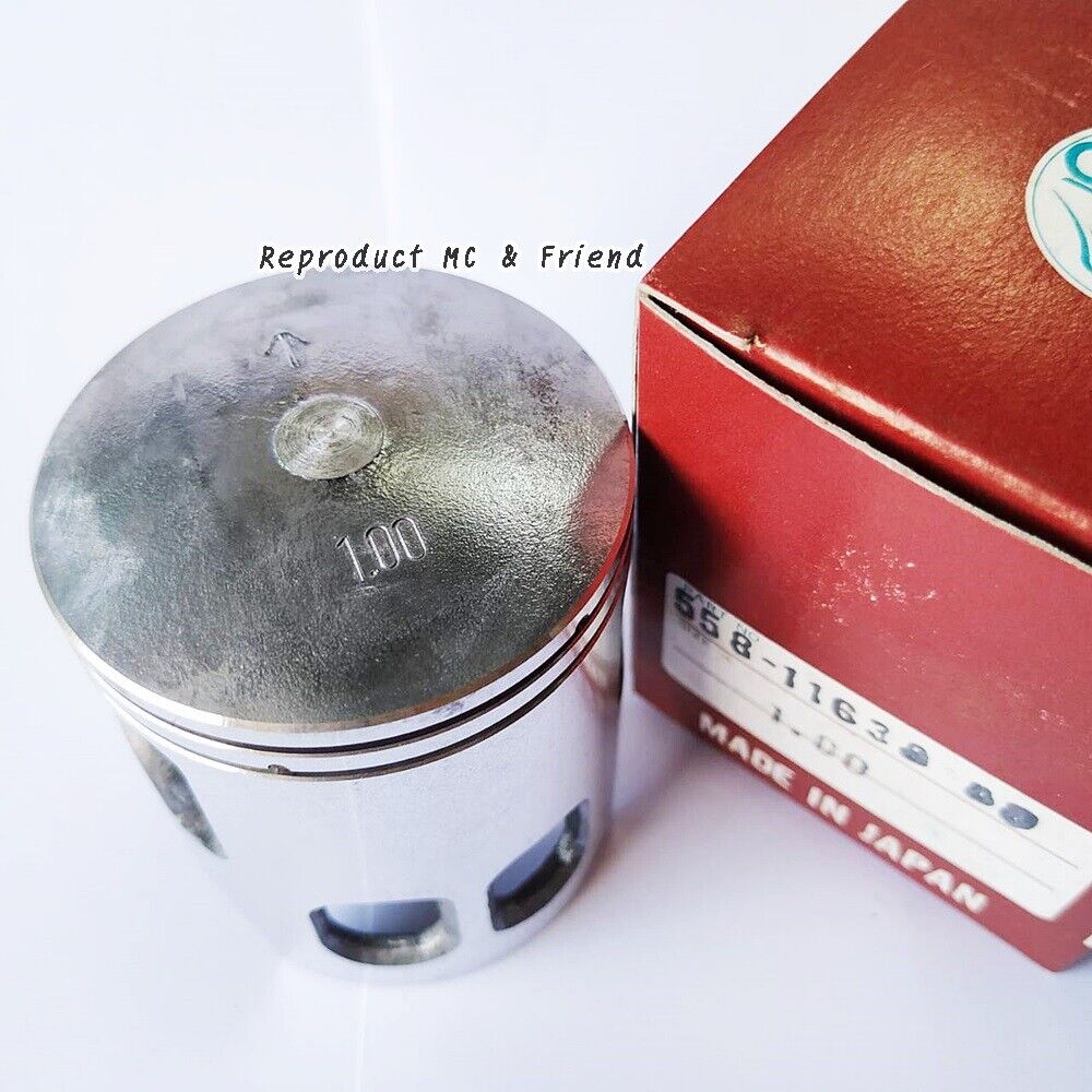 Yamaha DT100 (1976-1980) MX100 (1979-1983) Piston + Ring + Pin Set OS 1.00 New
