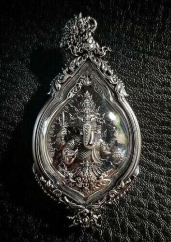 Lord Ganesh Elephant God Pendant Talisman Om Ganpati Hindu Idol Amulet rare