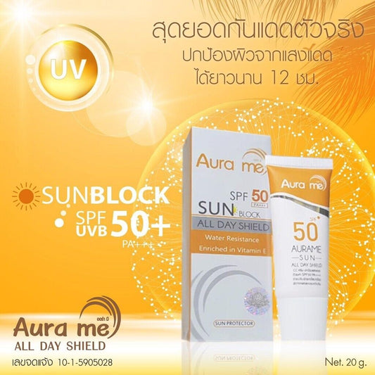 Sunblock mineral water vitamin E SPF 50 PA +++ CC Cream texture smooth light