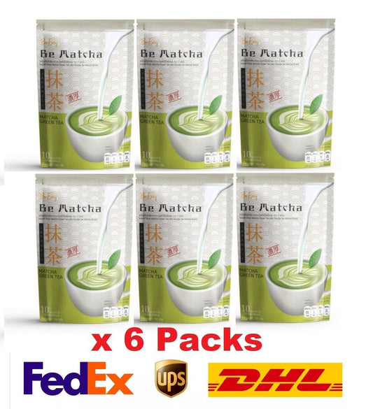 6x Be Easy Matcha Instant Drink Control Hunger Detox Burn Slim Healthy