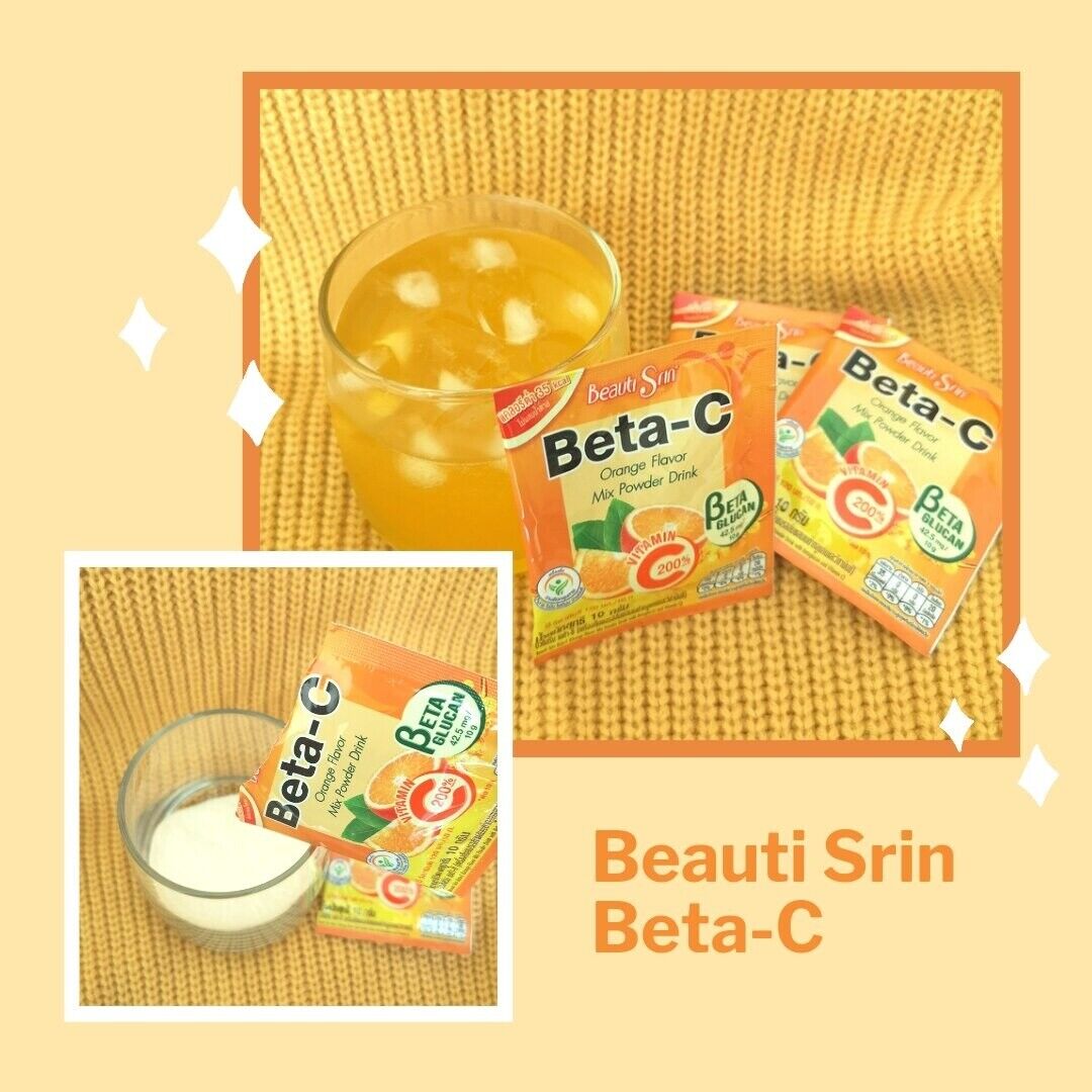 Beta-C Orange flavor Mix Powder Drink High Vitamin C delicious fresh 24 sachets