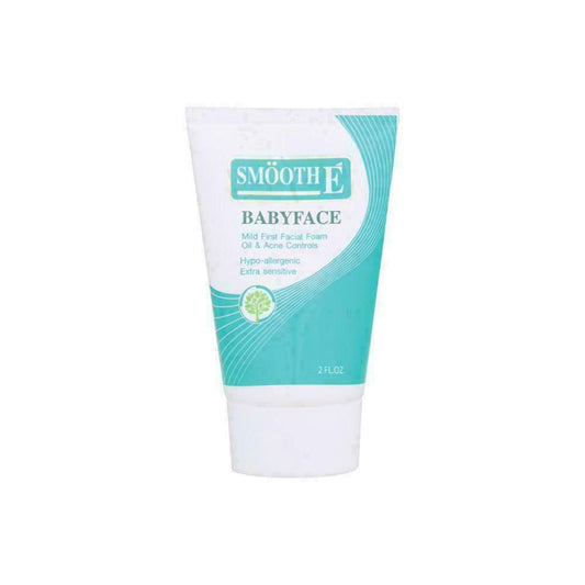 Smooth-E BabyFace Mild First Facial Foam Oil and Ance Control 2 fl oz