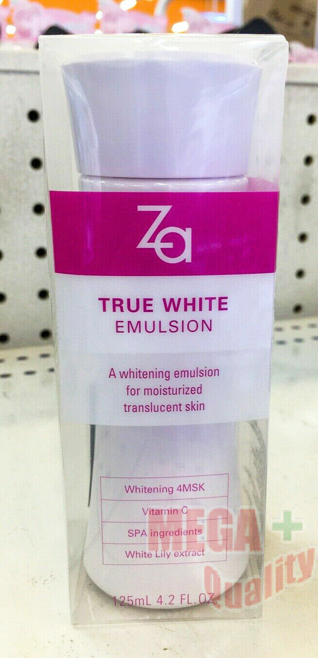 Za True White Emulsion Whitening Moisturized Translucent Skin 4MSK 125mL