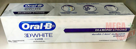 Oral-B 3D White Luxe Diamond Strong Toothpaste Micro Polishers 90g.
