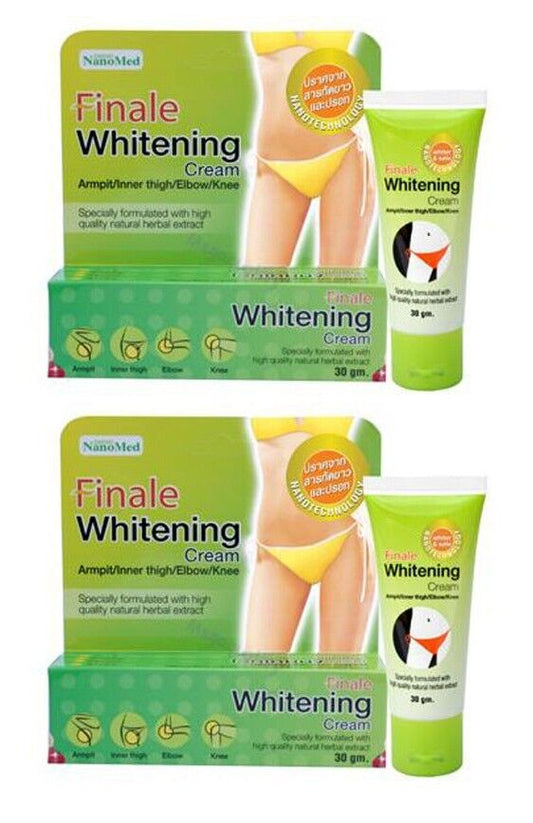 2 x Finale WHITEN LIGHTEN BRIGHT CREAM HELP LIGHTEN BIKINI 30 g.