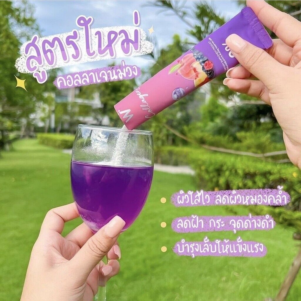 7x Wink White W Collagen Plus Powder Drink Anti-aging Brightening Radiant Skin