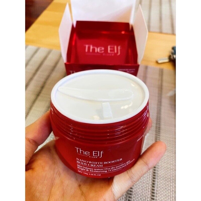 3x The Elf Nano White Booster Body Cream Skin Brightening Moisturizing Care 100g