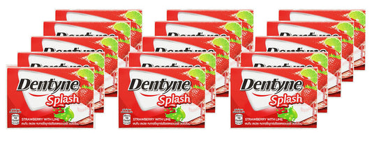 15 Pack Trident Splash Strawberry With Lime Flavor Sugar Free Gum