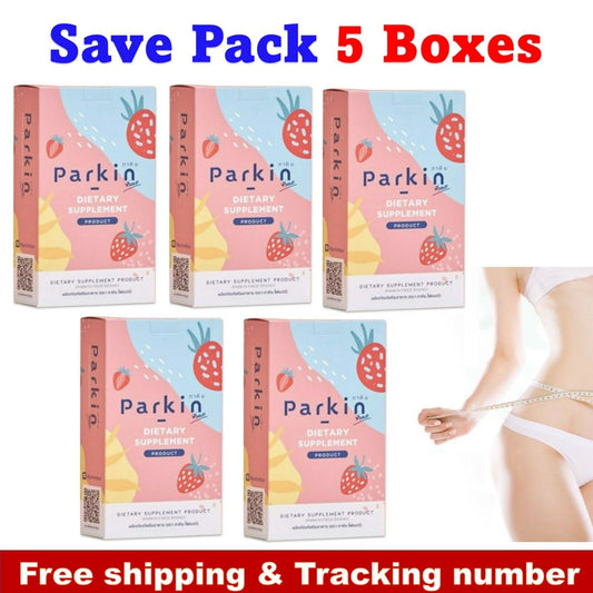 5x Parkin Instant Fiber Drink mixed Fruits Berry Nourish Skin Clear Belly Slim
