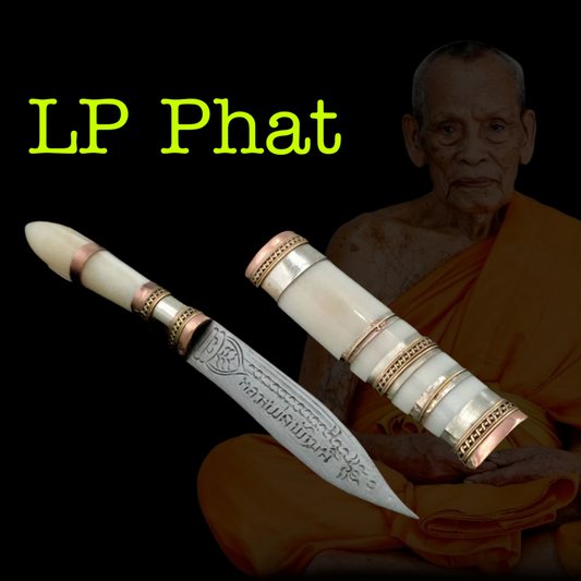 Meed Mor Knife Dagger Sword Thai Amulet LP Phat Migic Power Holy