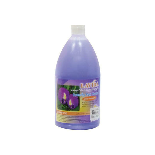 Lavida Butterfly Pea Herbal Shampoo 1000ml For soft and shiny hair