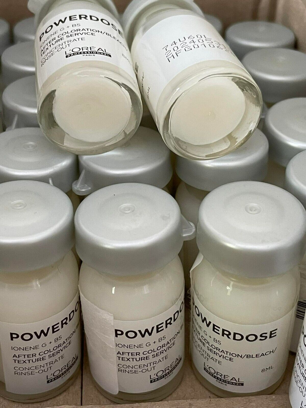 10x LOREAL POWERDOSE IONENE Repair Steam Serum Damage Hair Concentrat Rinse-out