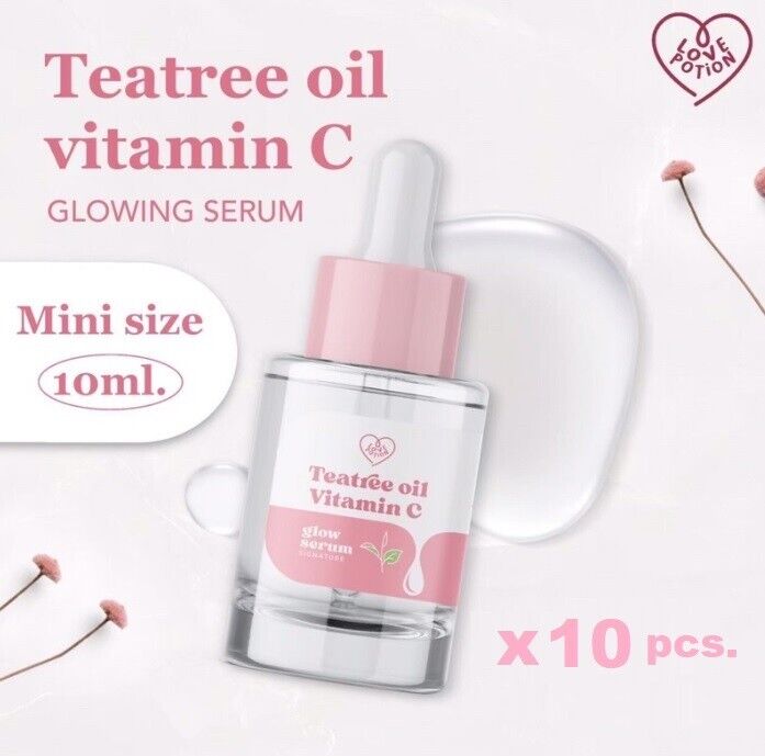 10x 10ml. Lovepotion Teatree Oil Vitamin C Serum Keep skin moisturized radiant