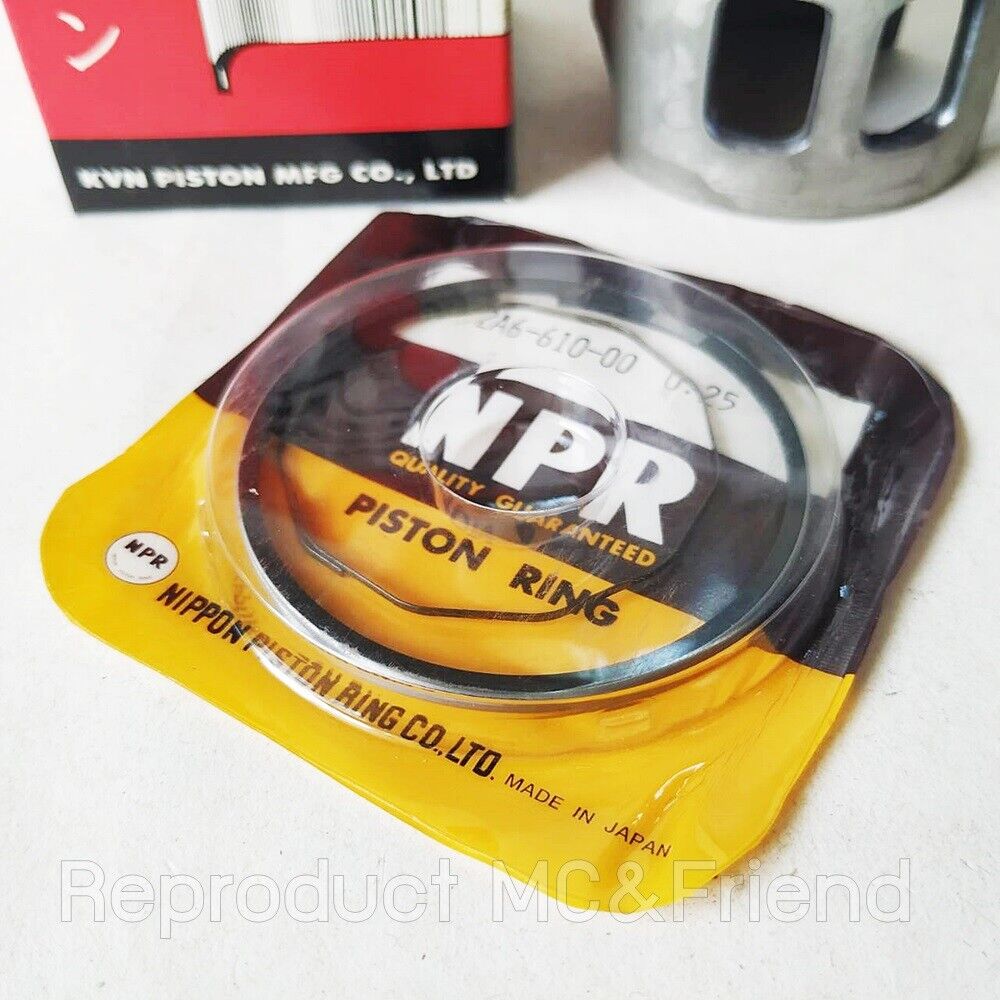 Yamaha DT125 (1978 - 1981) Piston & Ring Set Oversize 0.25 (Diameter = 56.25mm.)