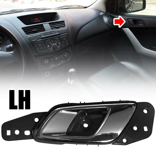 LH Front Inner Door Handle Chrome Black For Ford Ranger Mazda BT50PRO 2012-20