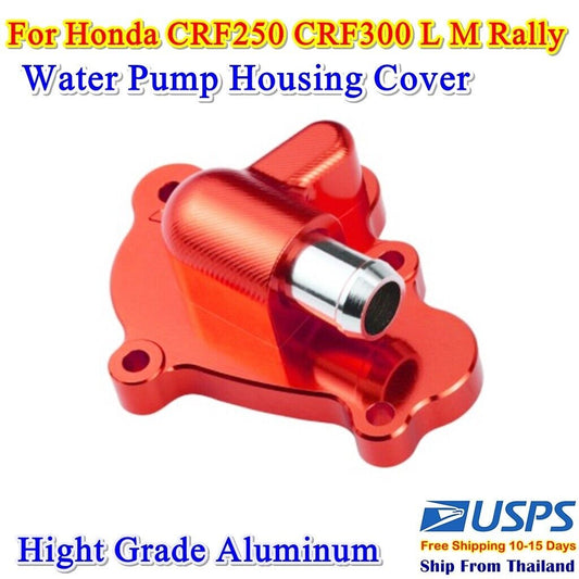 P30 Red Water Pump Housing Cover For Honda CRF 250 300 M L Rally Aluminum CNC